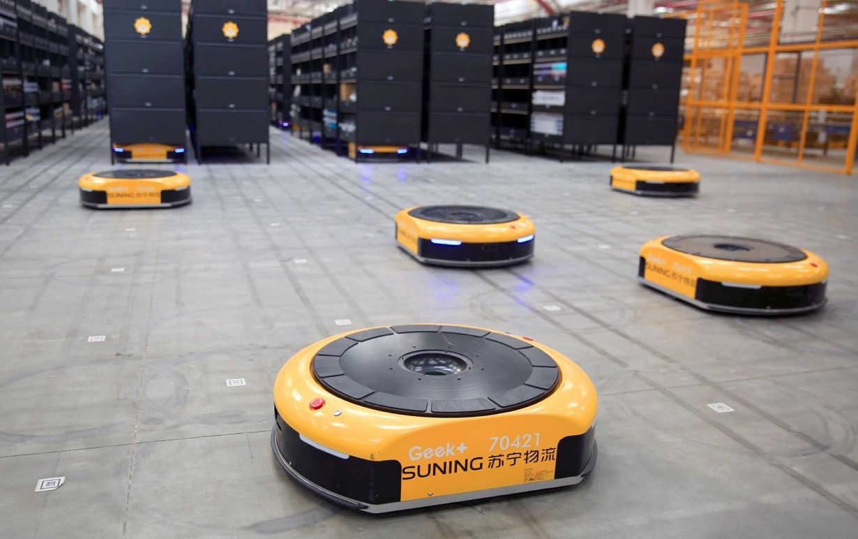 AGVロボットをベースとした自動組立ラインへのRFID技術の応用