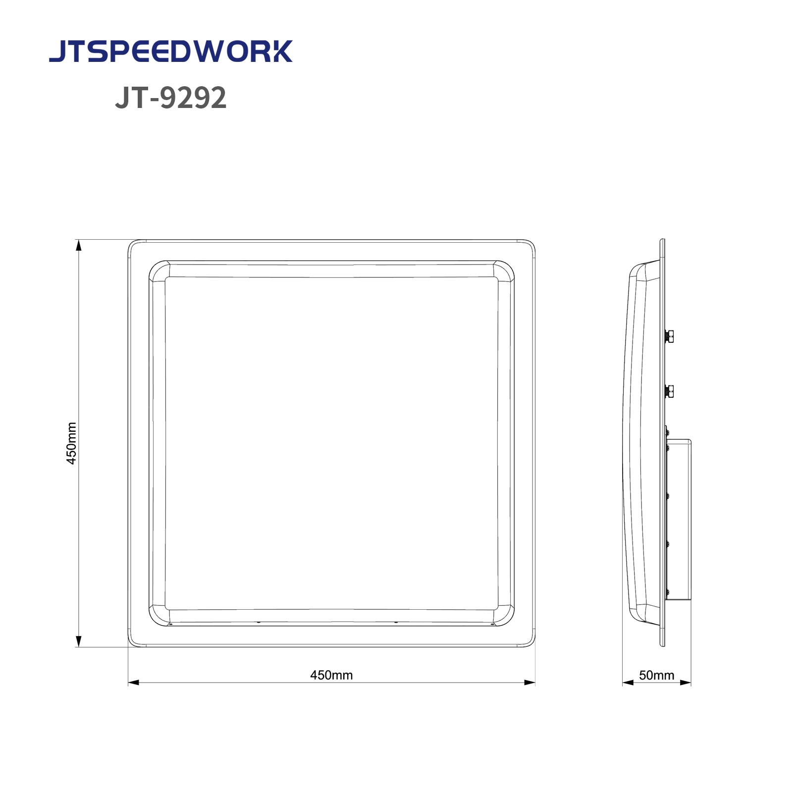 JT-9292 0-30m長距離UHF RFID統合リーダー（マルチタグ読み取り機能付き、860-960MHz）