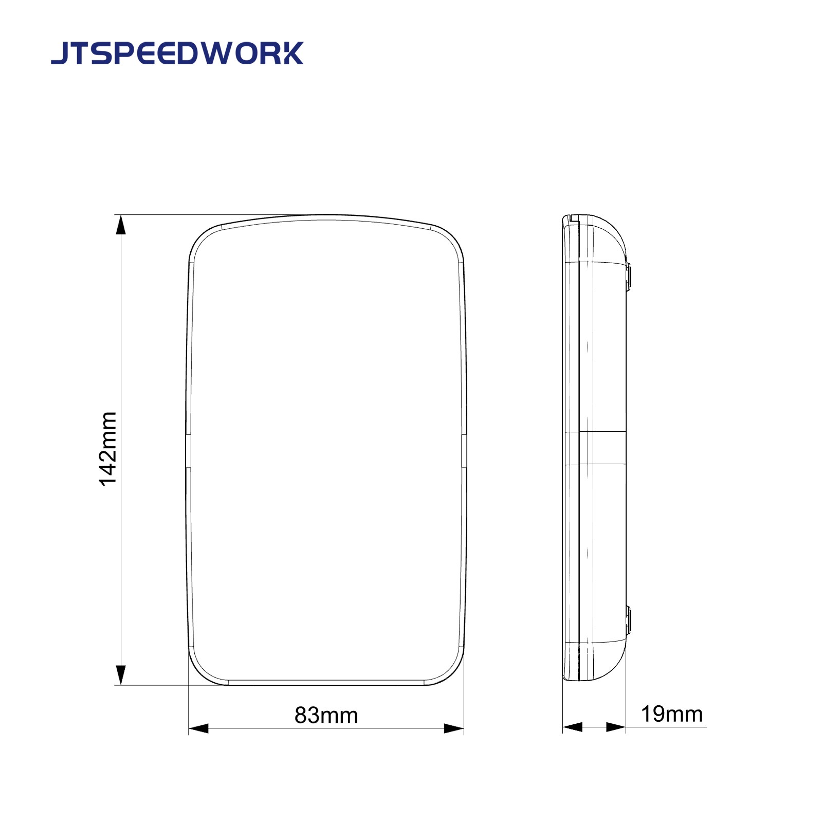 JT-6210 0-80cm UHF RFID デスクトップ USB リーダー/ライター ISO18000-6C