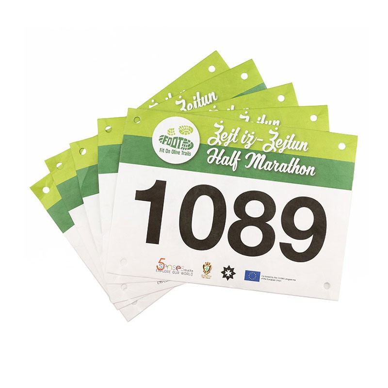 JT-240190 902-928MHz 防水RFIDタイベック製マラソンレースタグ