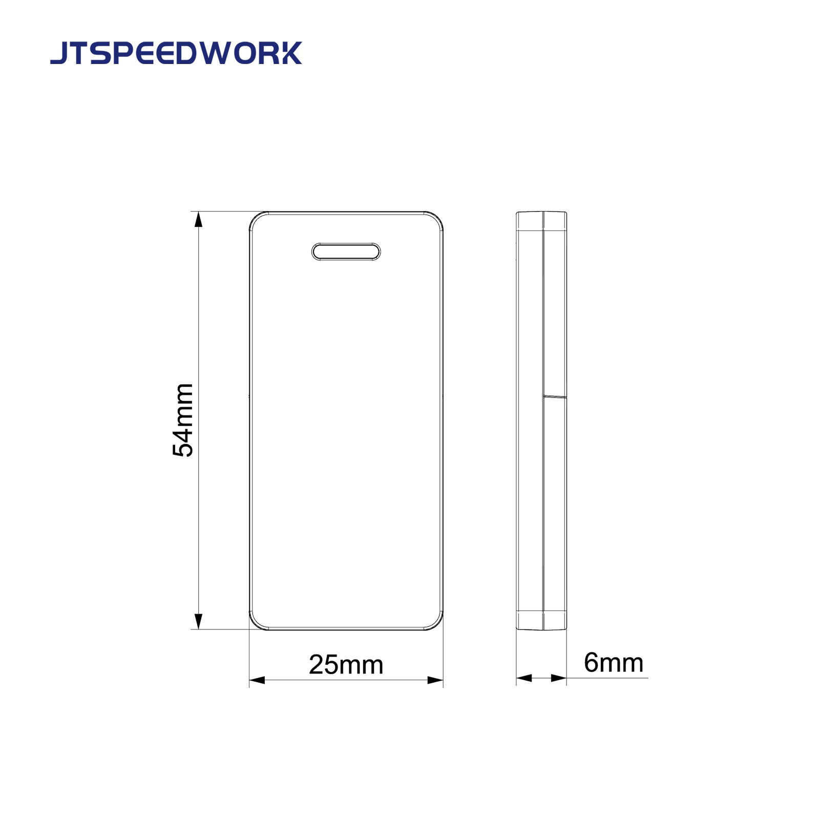 JT-T2490 2.4GHz RFIDアクティブタグ（交換可能なバッテリー付き、在庫管理用）