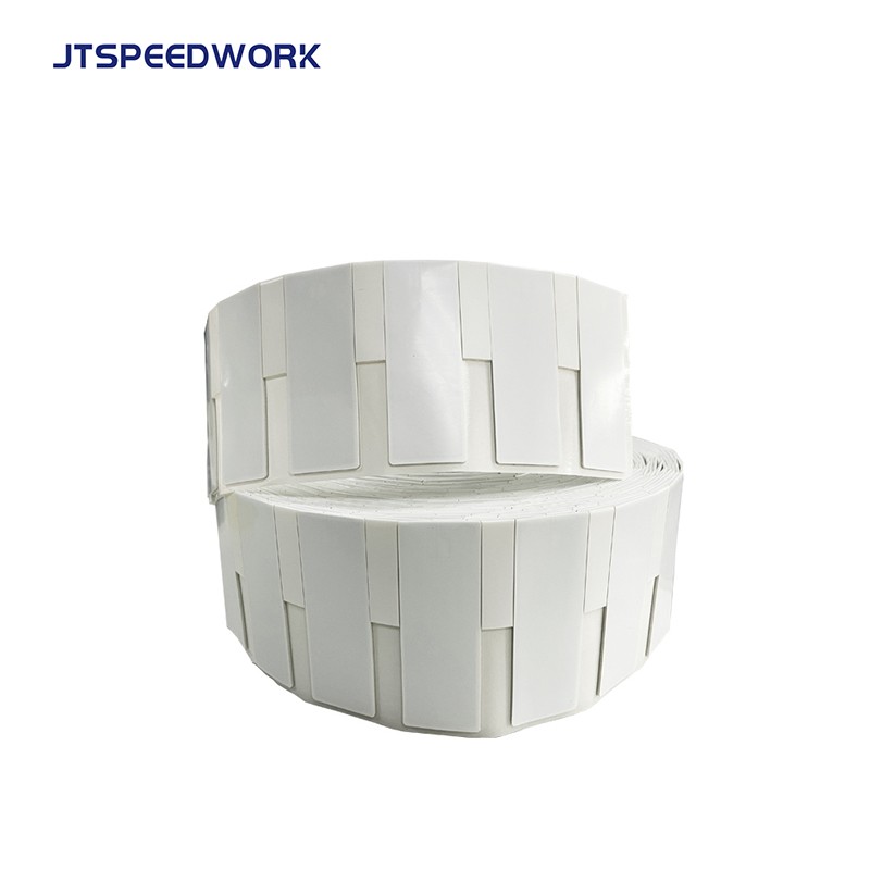 JT-K8025 80*25*1.26mm 860-960MHz UHF フレキシブル印刷可能金属RFIDラベル Impinj Monza R6-P