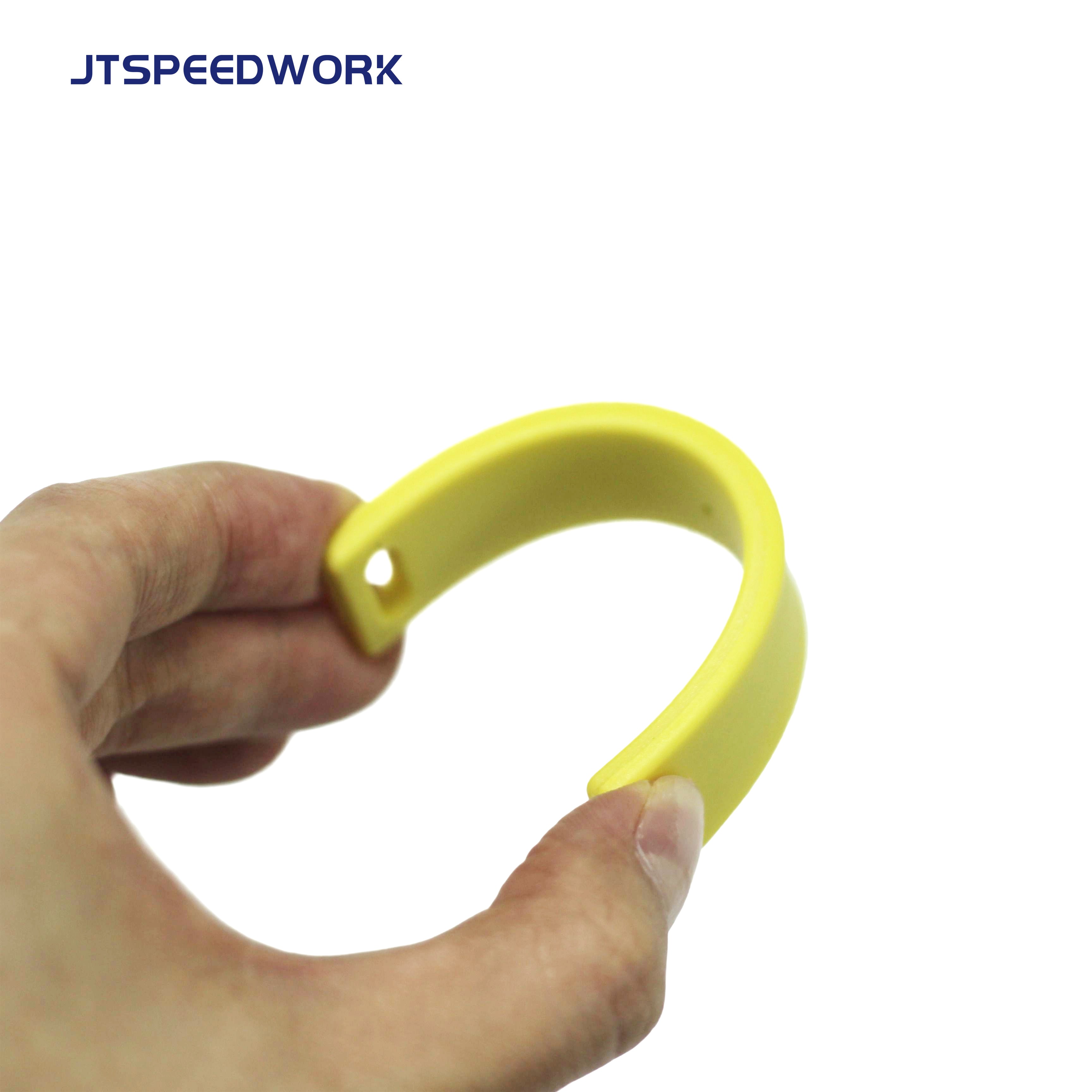 JT-K9018 90*18*4mm TPU UHF RFID Impinj Monza R6 フレキシブル耐金属タグ