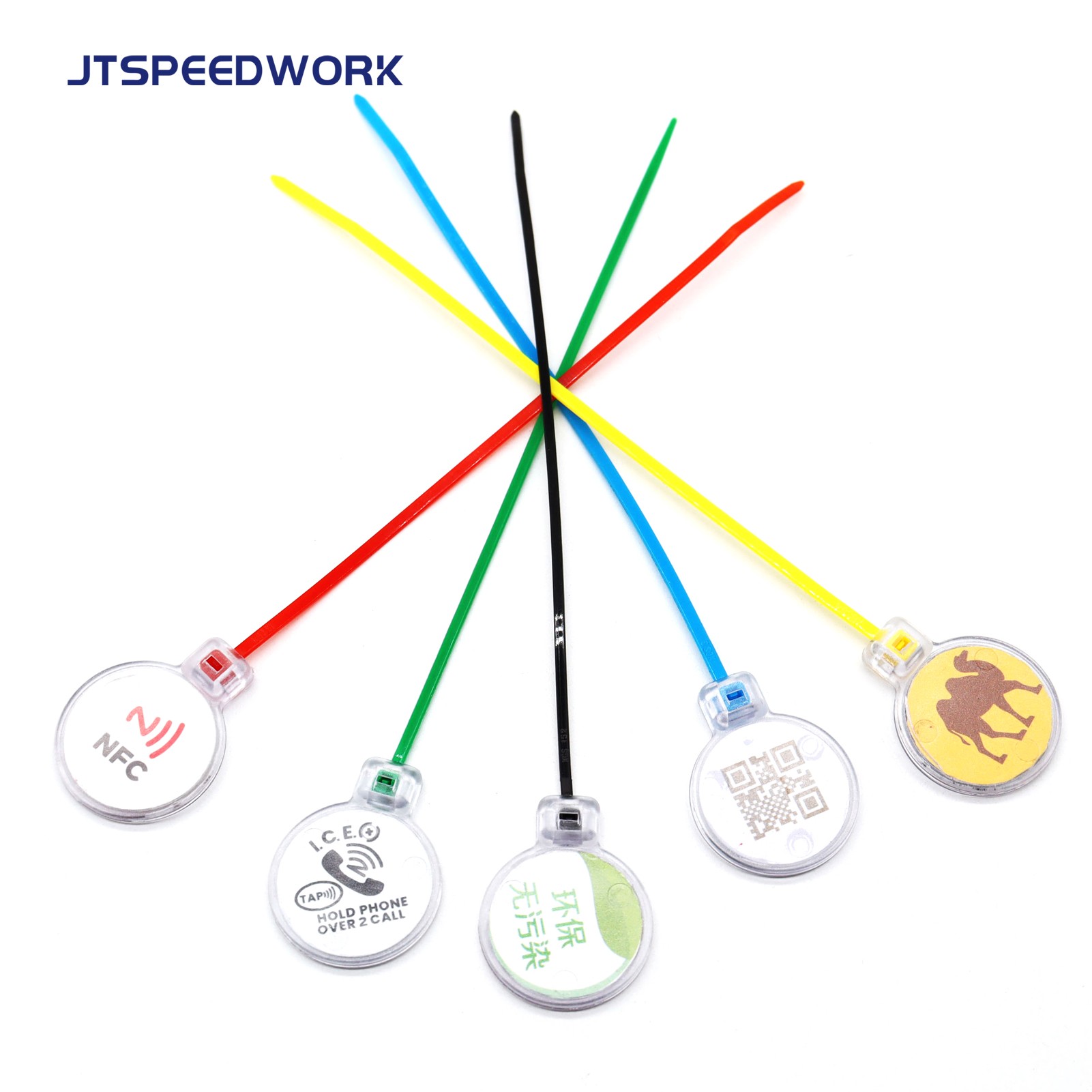 JT-ZD28T UHF/NFC/LF RFIDケーブルタイタグ IP67