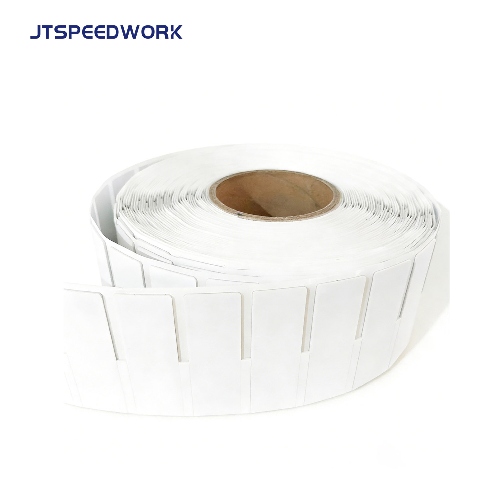 JT-K8025 80*25*1.26mm 860-960MHz UHF フレキシブル印刷可能金属RFIDラベル Impinj Monza R6-P