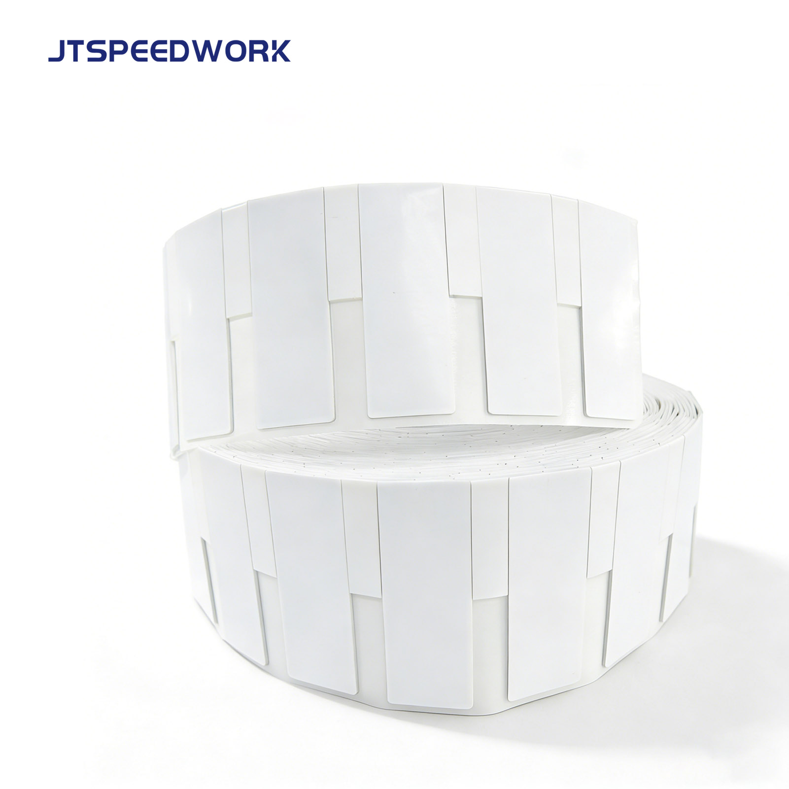 JT-K8025 80*25*1.26mm 860-960MHz UHF フレキシブル印刷可能金属RFIDラベル Impinj Monza R6-P